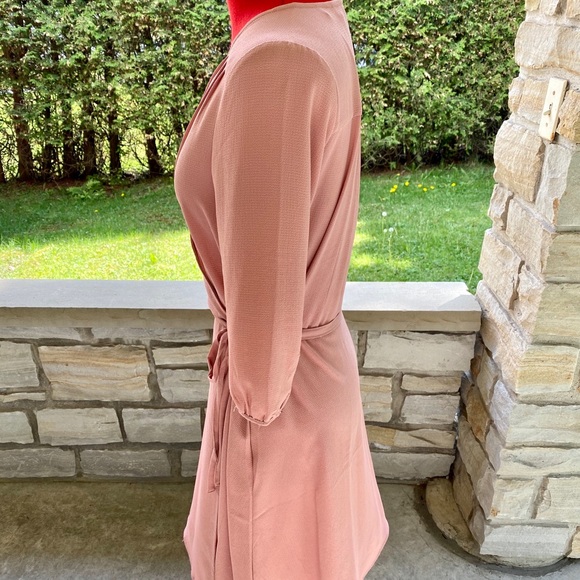 Pink wrap dress from Only. - Picture 2 of 7
